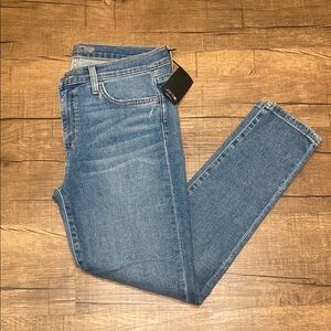 Joes Women's Blue Jeans Mid Rose Skinny Ankle